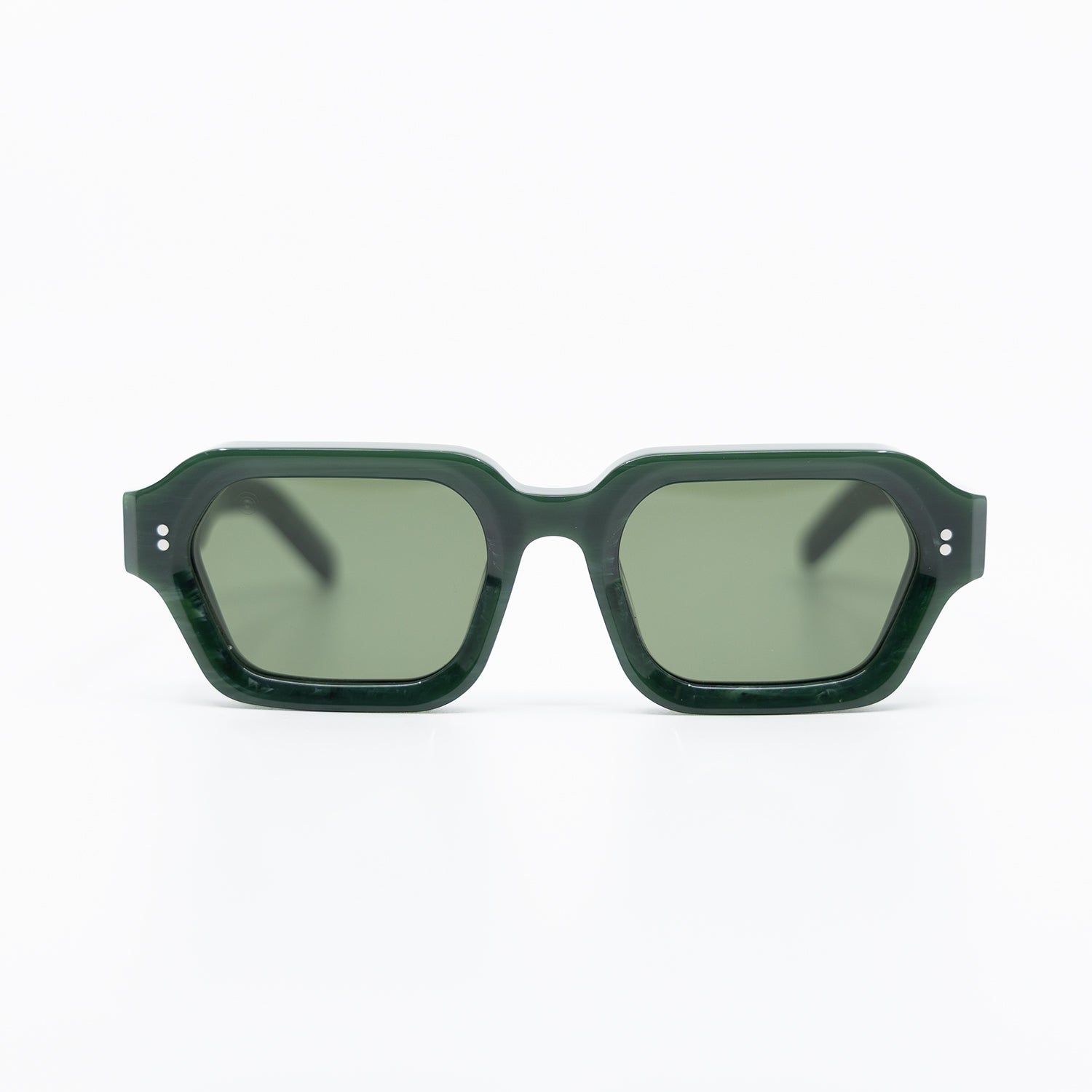925 Sunglasses with Olive Frame & Green Lens
