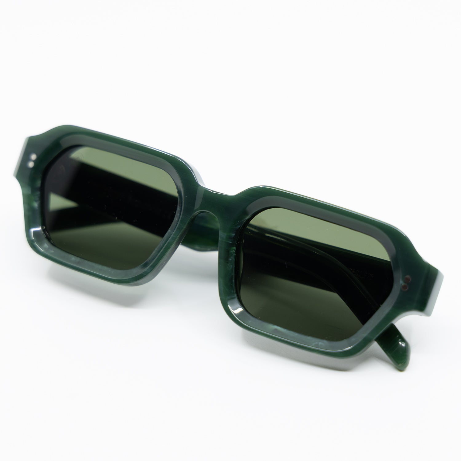 925 Sunglasses with Olive Frame & Green Lens
