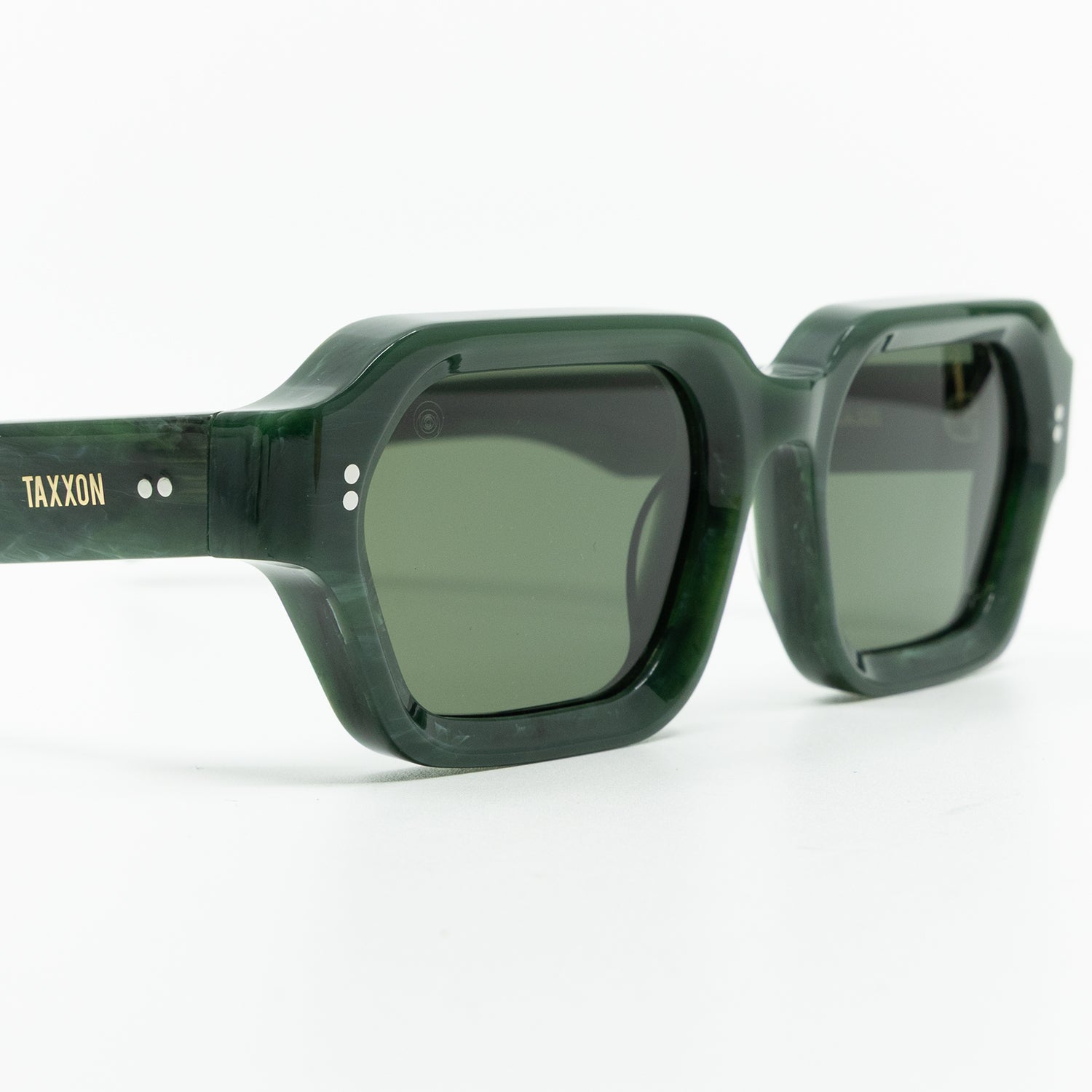 925 Sunglasses with Olive Frame & Green Lens