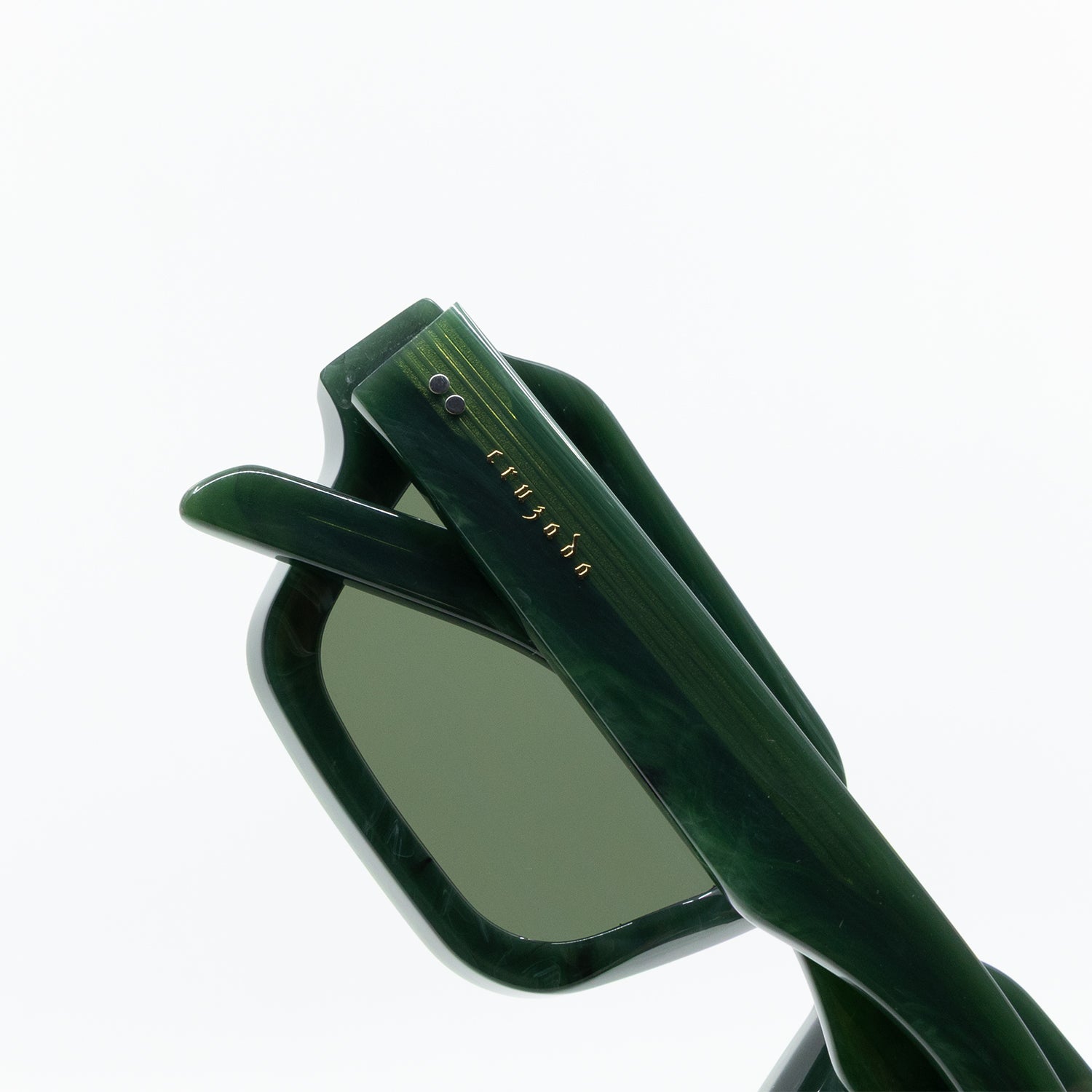 925 Sunglasses with Olive Frame & Green Lens