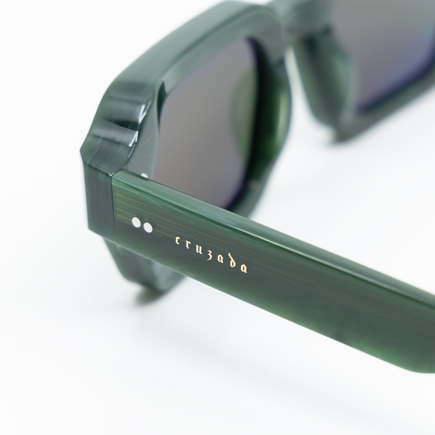 925 Sunglasses with Olive Frame & Green Lens