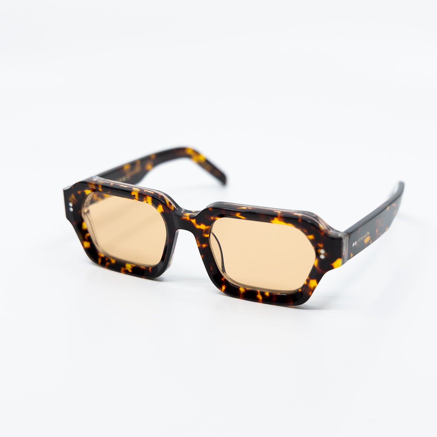 925 Sunglasses with Havana Frame & Orange Lens