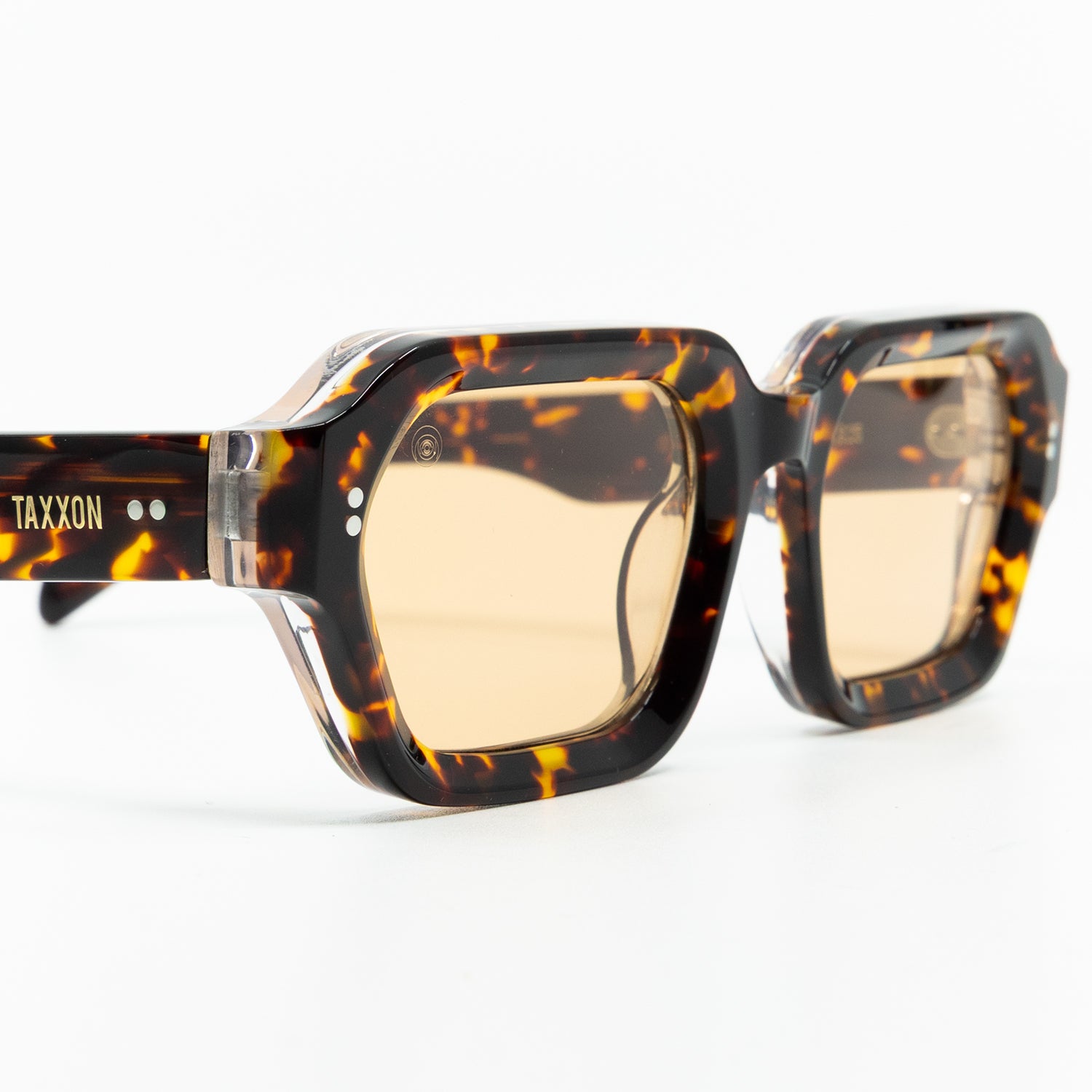 925 Sunglasses with Havana Frame & Orange Lens