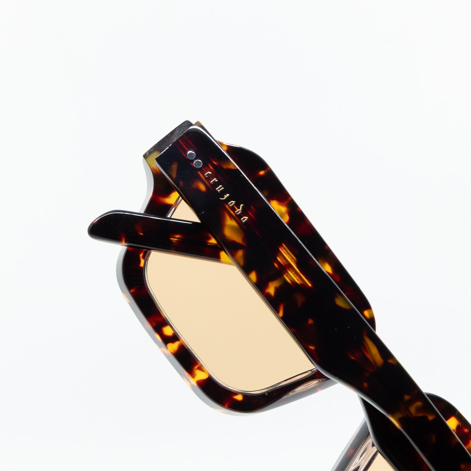 925 Sunglasses with Havana Frame & Orange Lens
