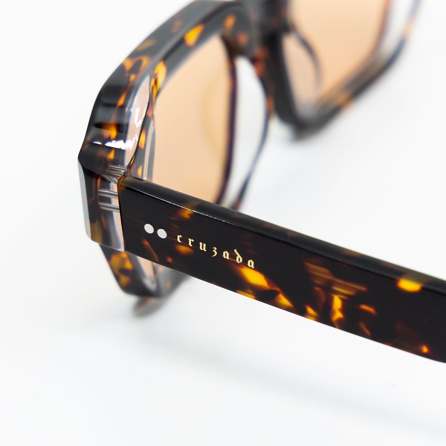 925 Sunglasses with Havana Frame & Orange Lens