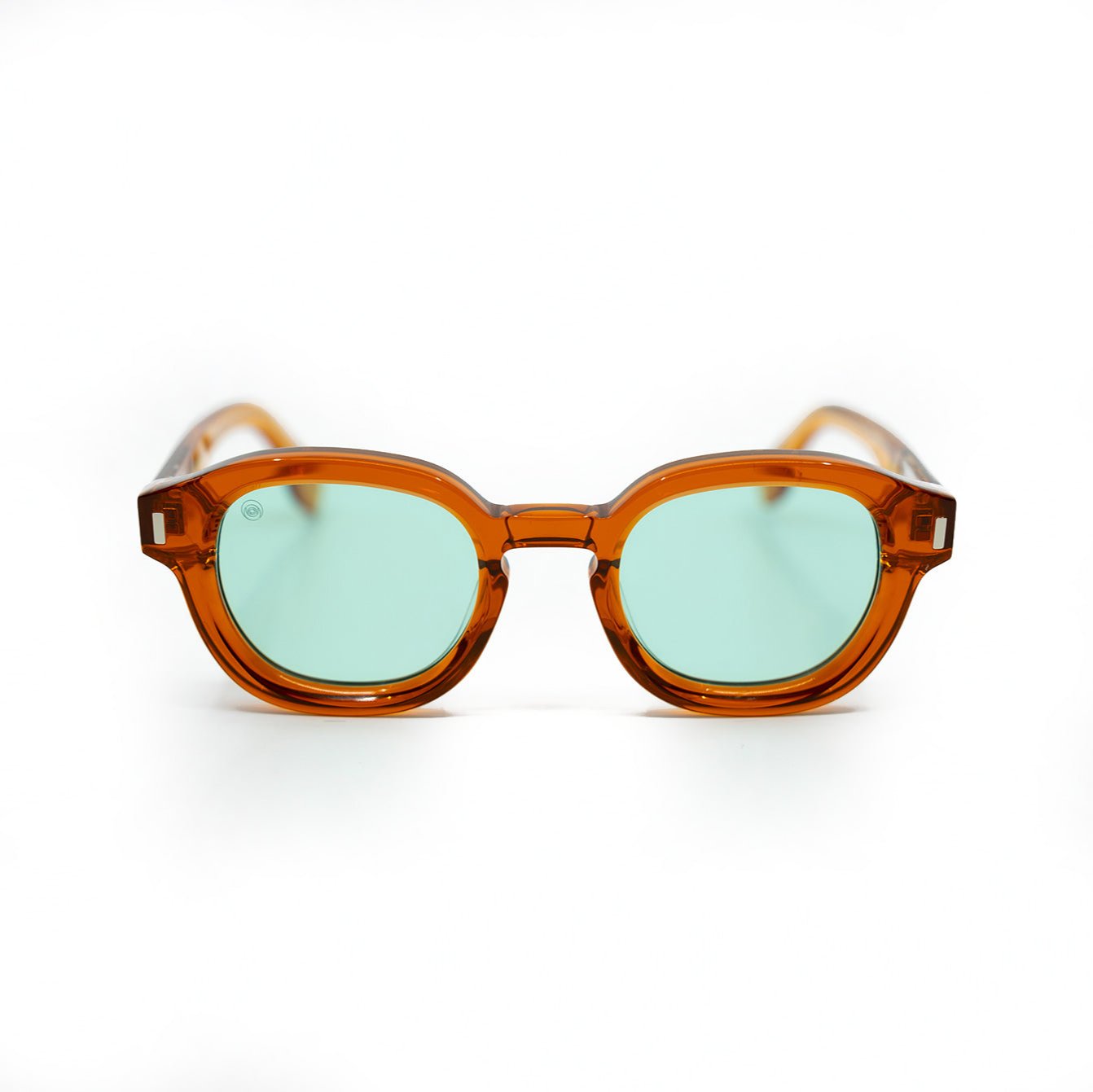 Tom Sunglasses with Amber Frame & Aqua Lens