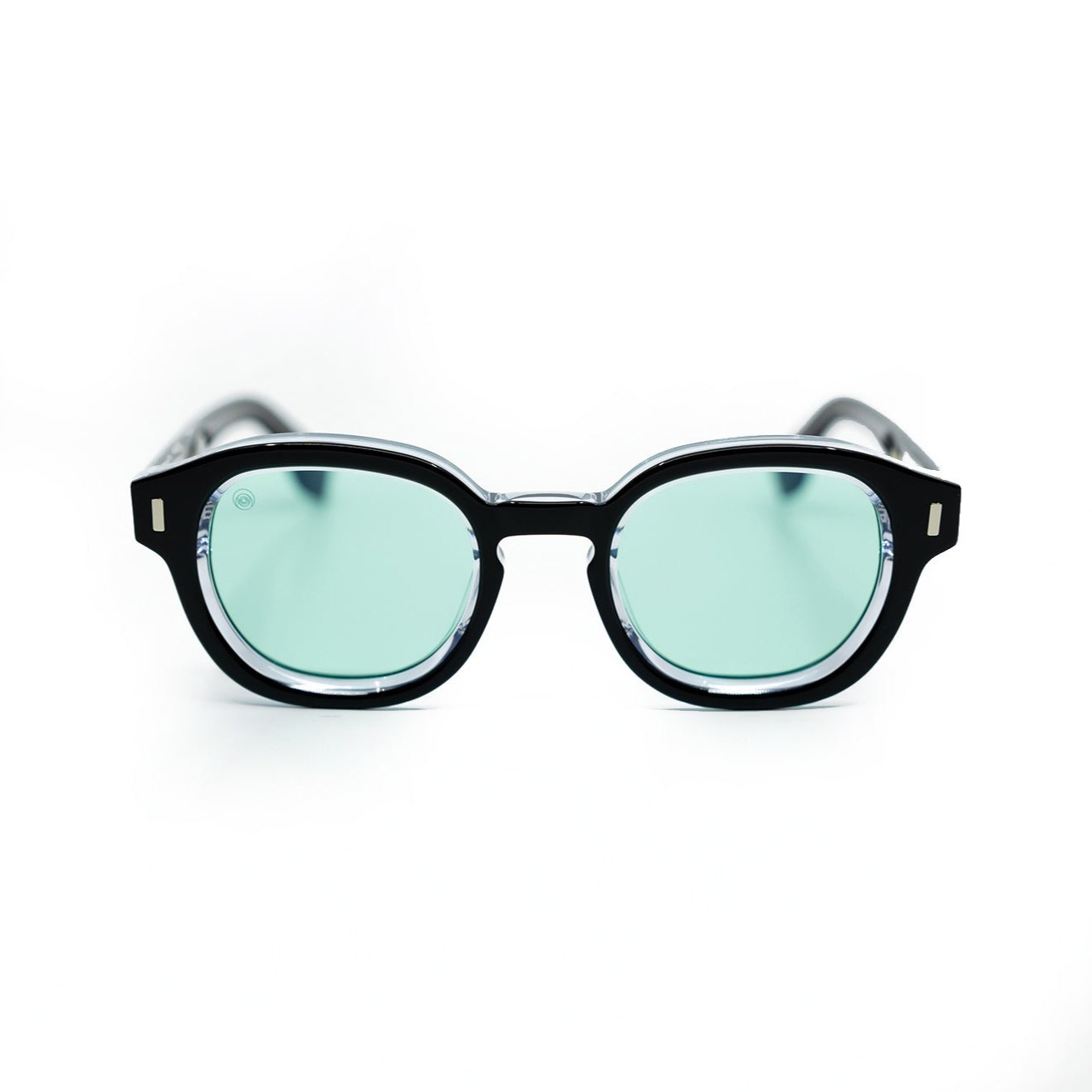 Tom Sunglasses with Black Frame & Aqua Lens