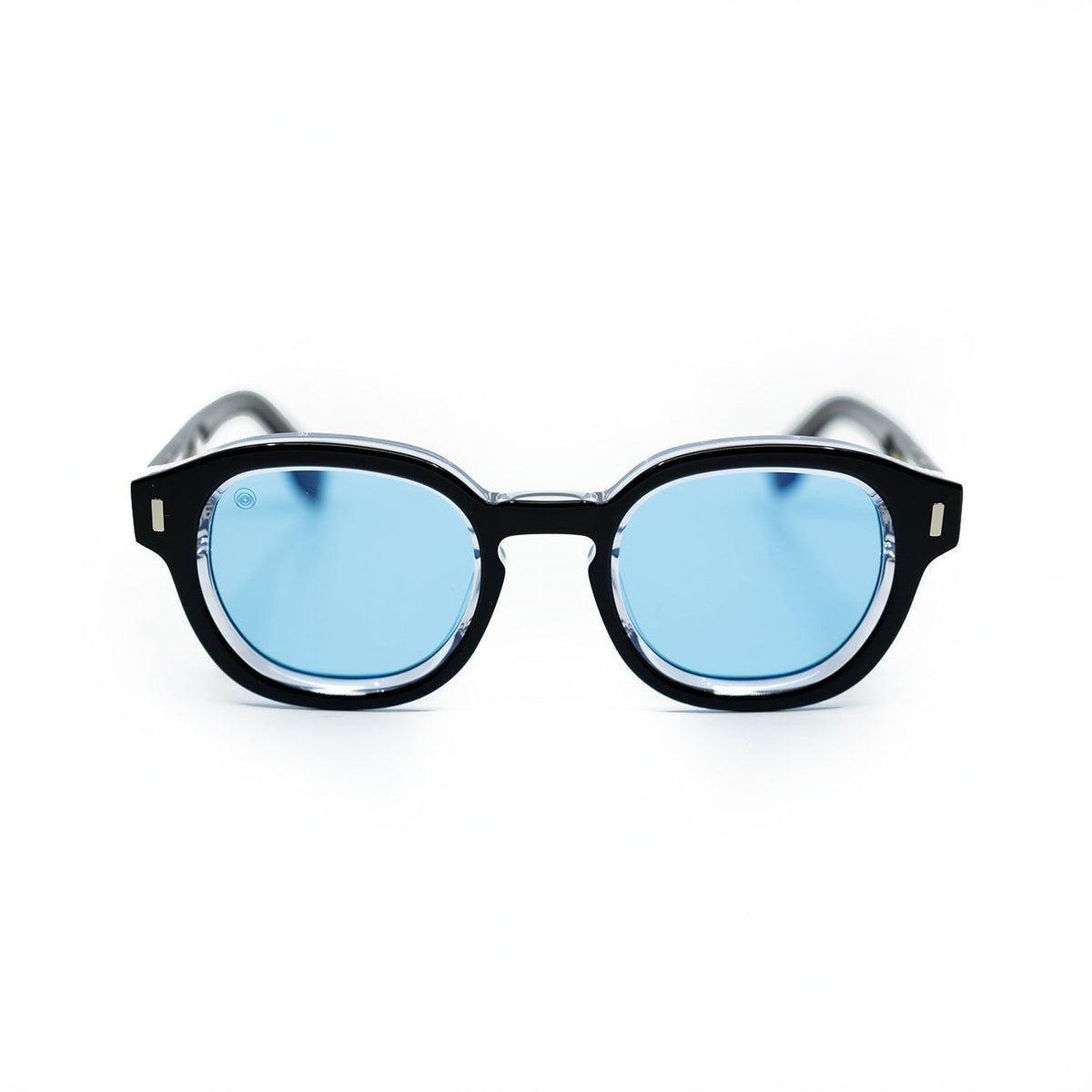 Tom Sunglasses with Black Frame & Light Blue Lens – TAXXON 