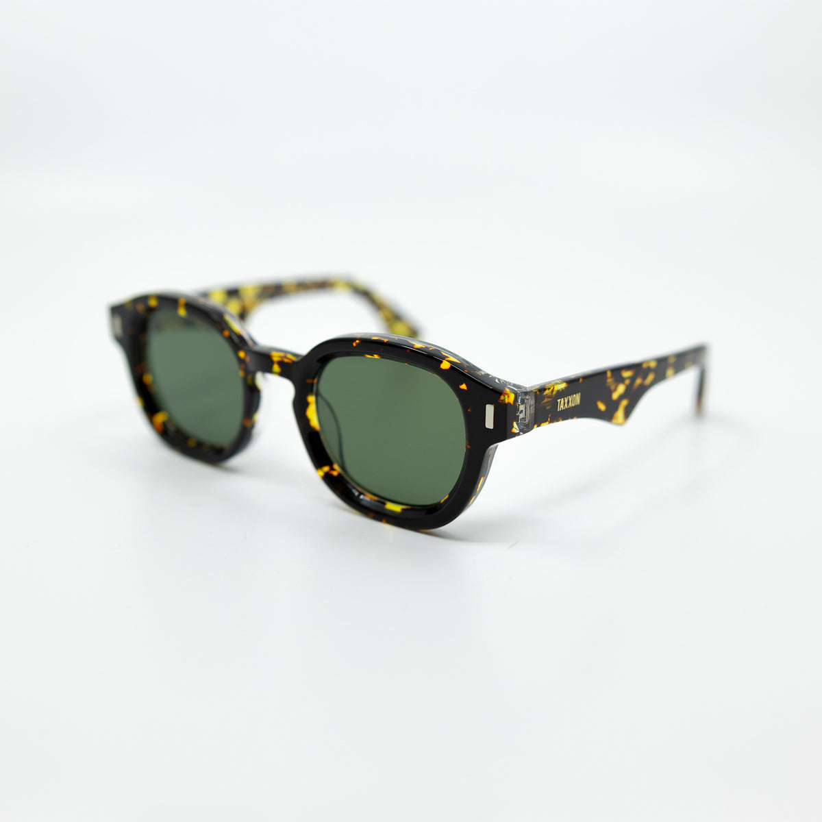 Tom Sunglasses with Tortoise Frame & Green Lens – TAXXON Eyewear