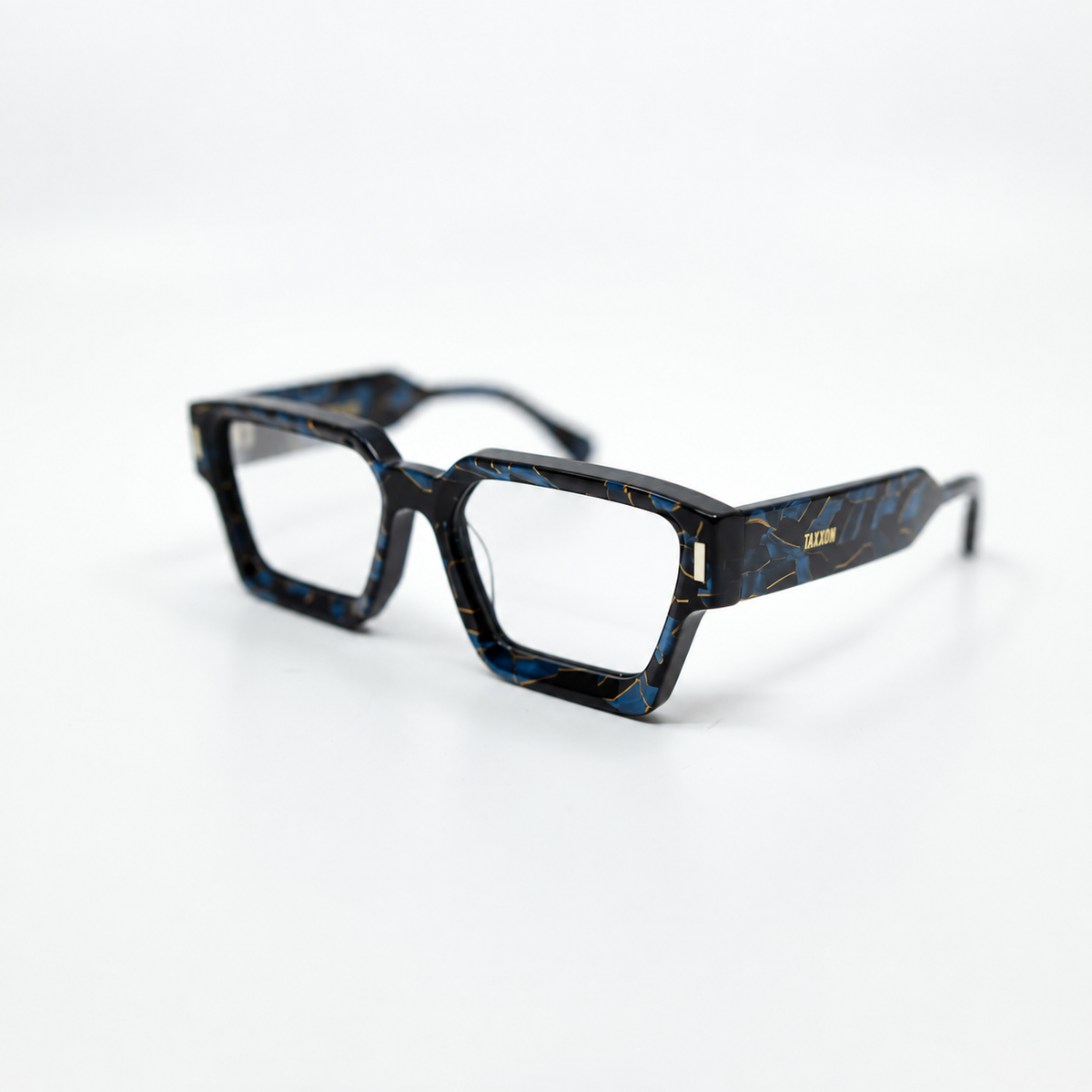008 Azurite optical frame by Taxxon — 45° view