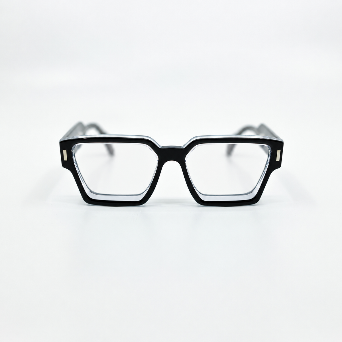 008 Black optical frame by Taxxon — front view