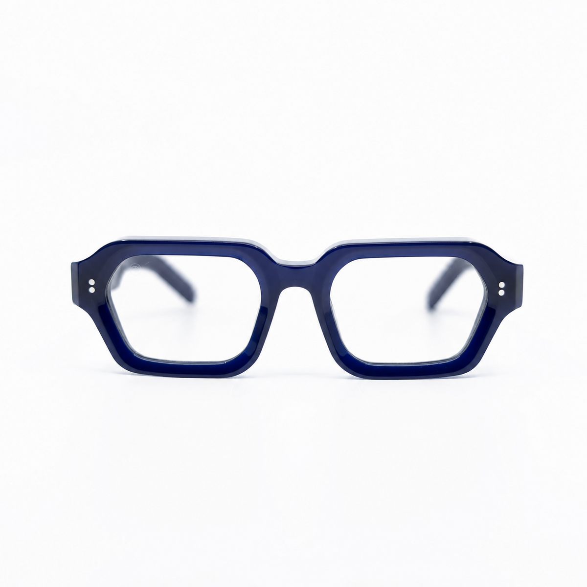 .925 Navy Blue optical frame by Taxxon — front view