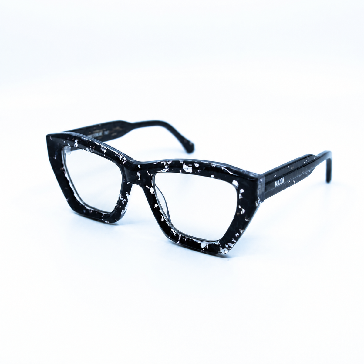 Osca Demi optical frame by Taxxon — 45° view