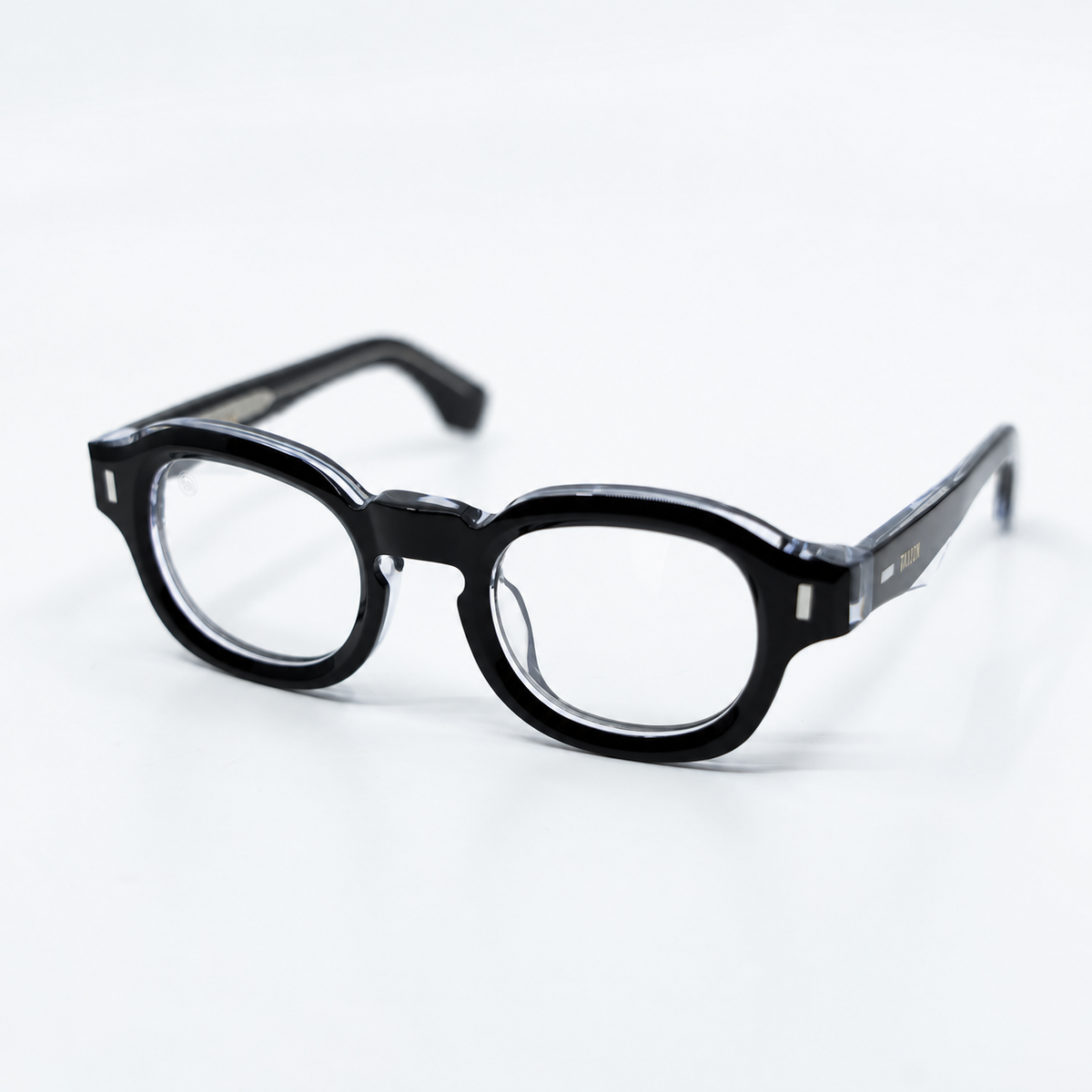 Tom Black optical frame by Taxxon — 45° view