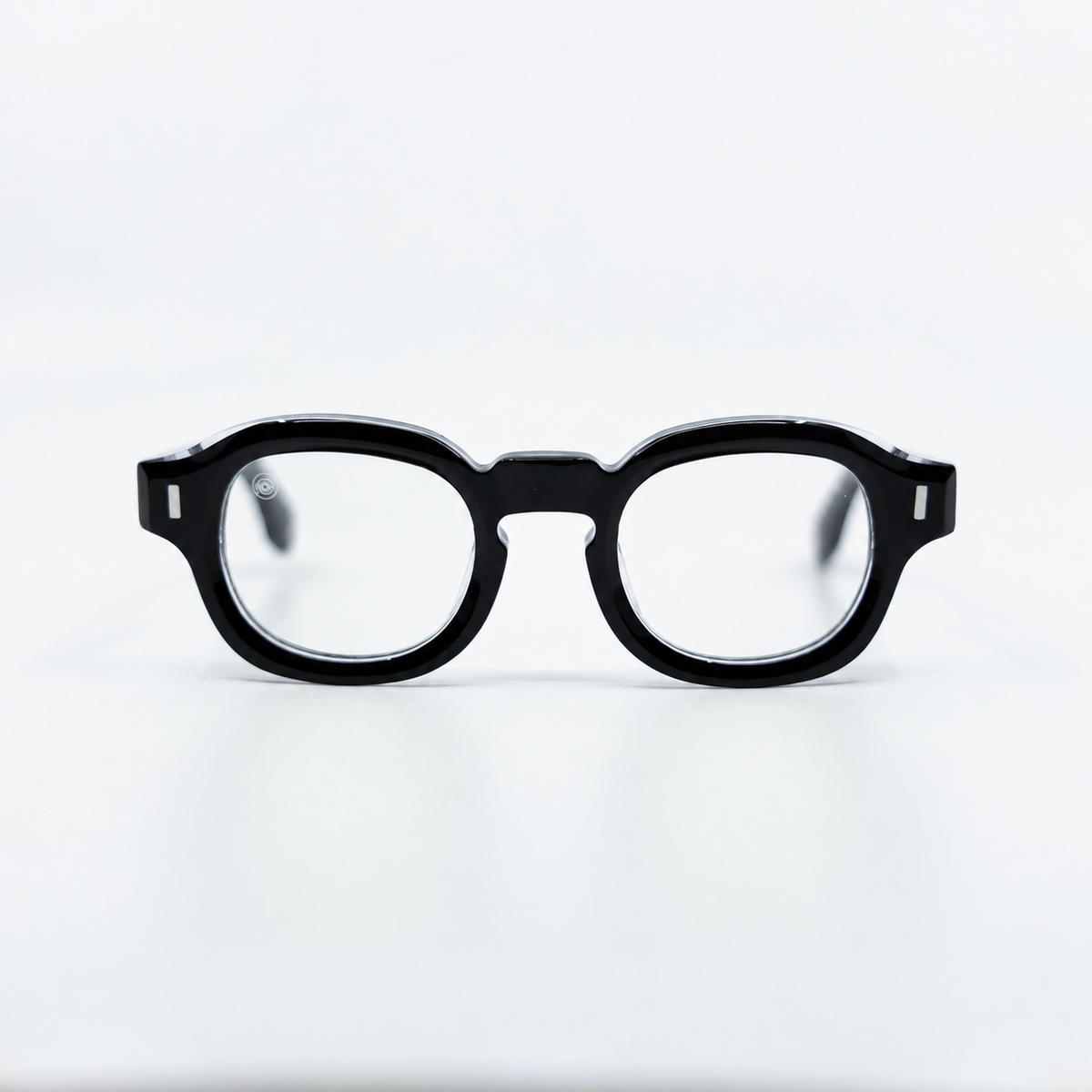 Tom Black optical frame by Taxxon — front view