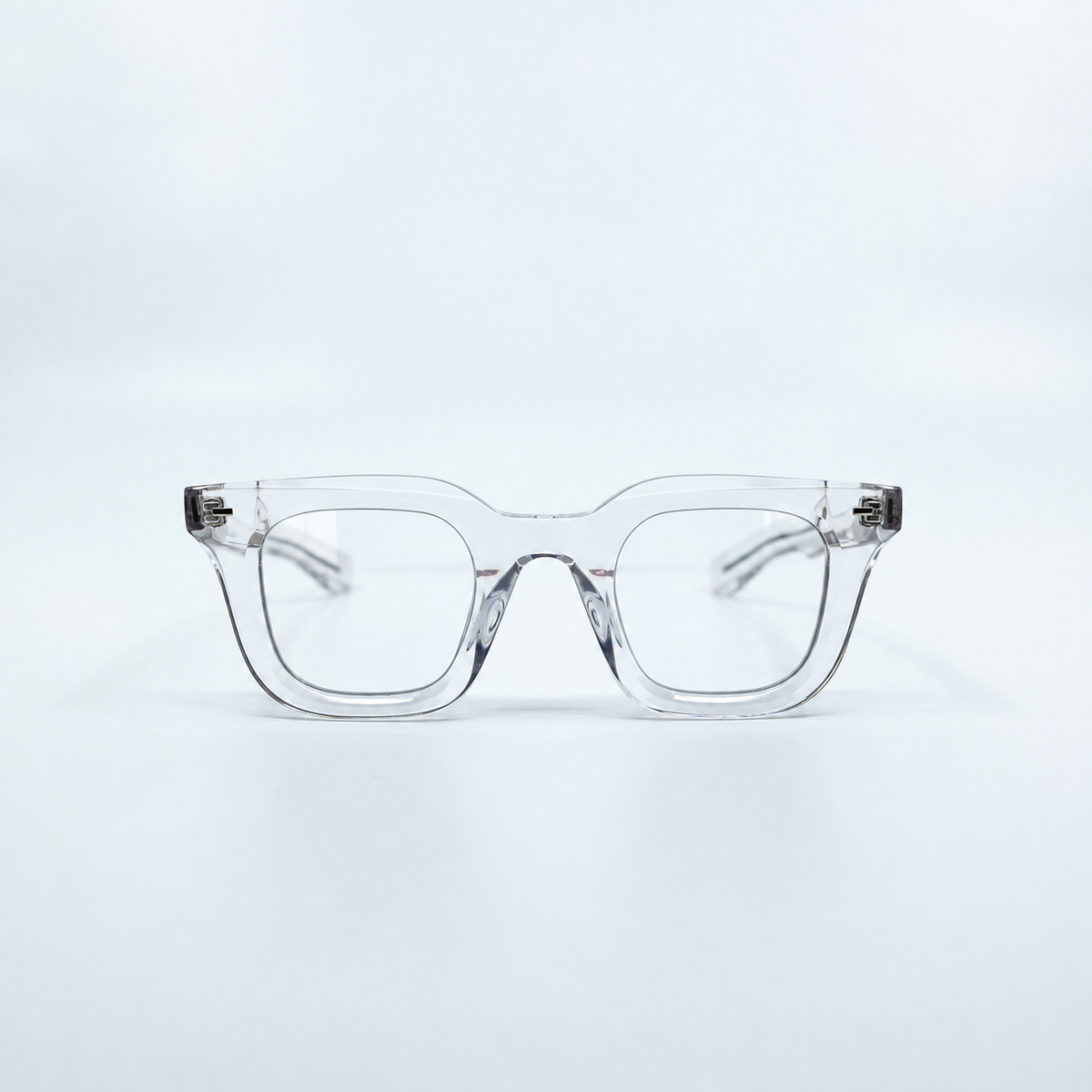 Zid Clear optical frame by Taxxon — front view